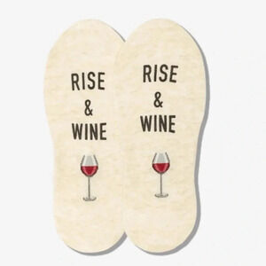 Hotsox Rise & Wine no-show socks cream